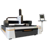 Máquina de corte por láser de fibra CNC con plataforma de intercambio de estilo abierto para láminas de chapa metálica